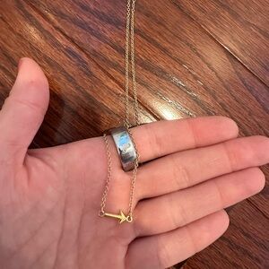 gold arrow necklace
